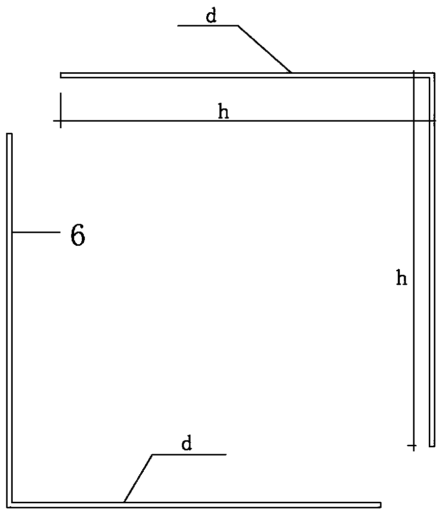 Prefabricated square pile for supporting deep foundation pit and side slope and pile splicing method of prefabricated square pile