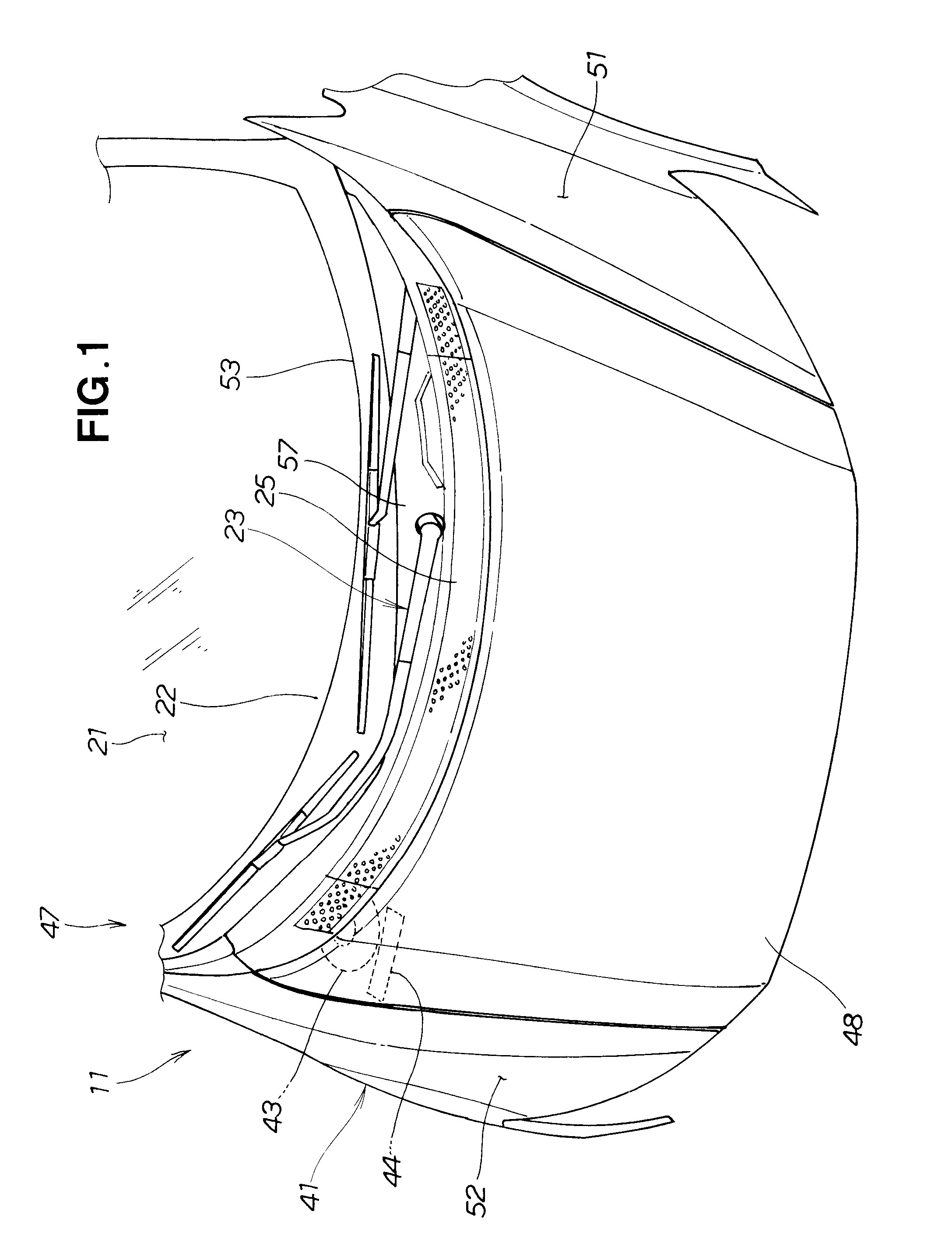 Vehicle front body structure