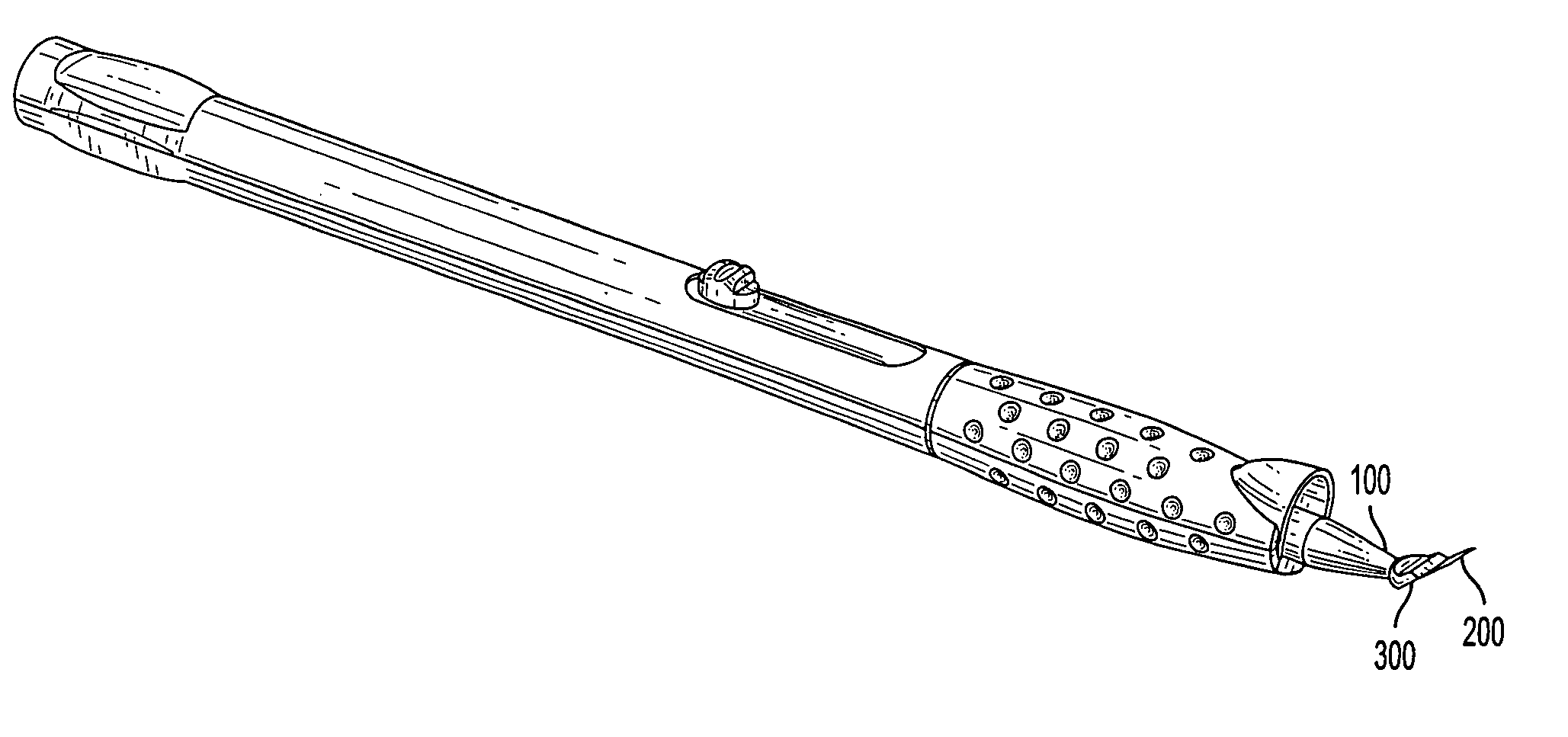 Surgical knife blade attachment and method for using same