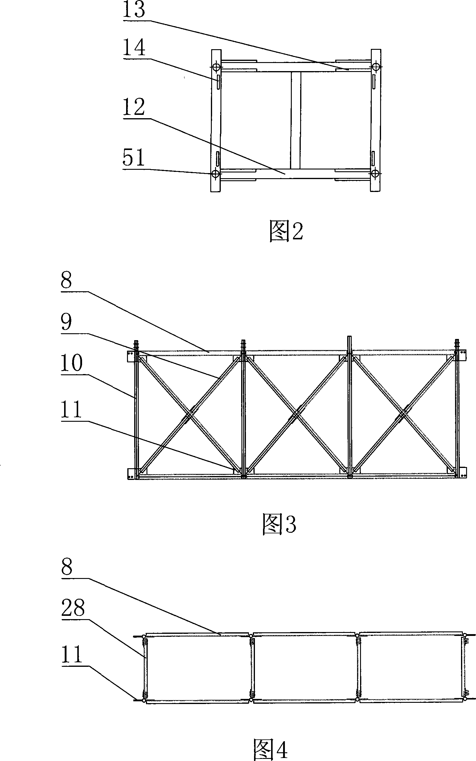 Guiding-rail attached lifting scaffold