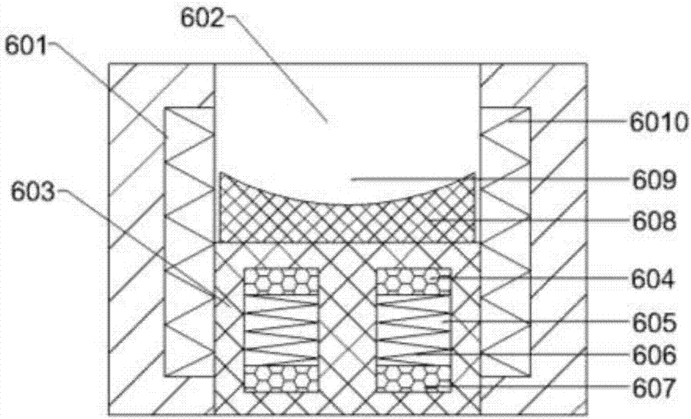 Test tube bracket for chemical detection experiment based on gear and rack engaging vibration