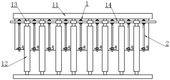 Roller type conveying equipment used for plate machining