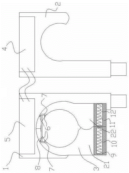 High-voltage power transmission cable earth current automatic detection device