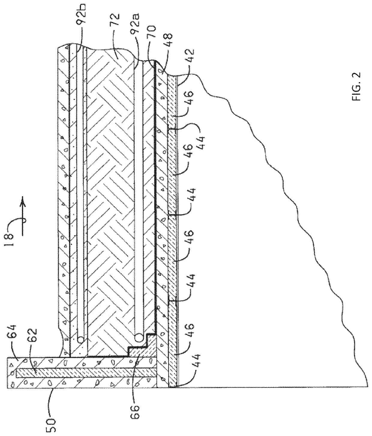 Elevated roadway quasi-equilibrium support system