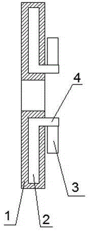 Heat-pipe type automobile brake disc cooling device