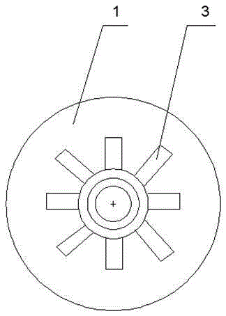 Heat-pipe type automobile brake disc cooling device