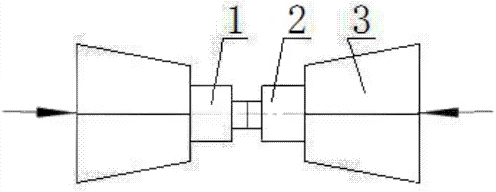 Hot-pressing composite testing method based on thermal simulation test machine