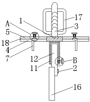 Mechanical circular hole grinding tool