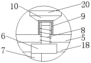 Mechanical circular hole grinding tool