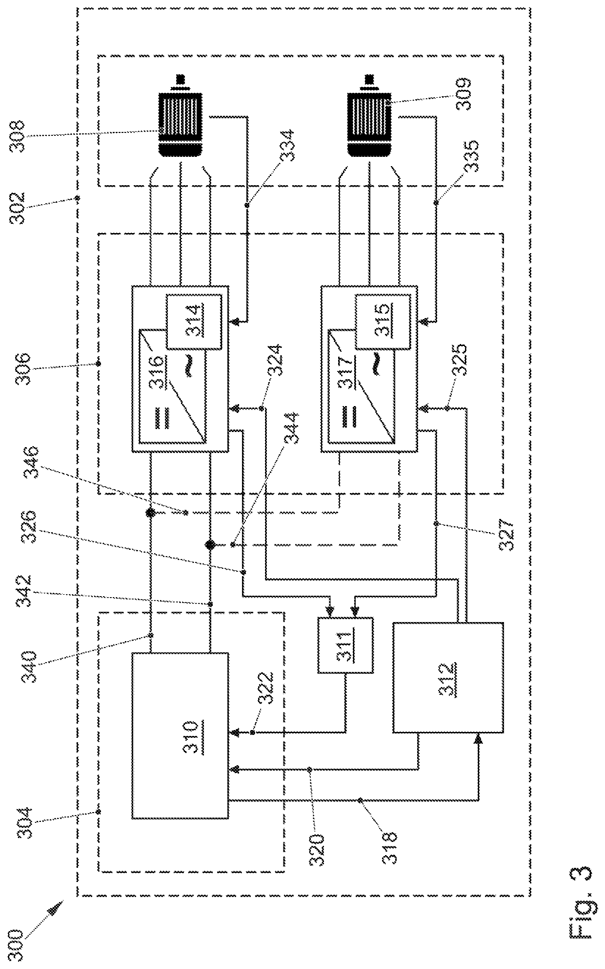 Modulation index improvement by intelligent battery