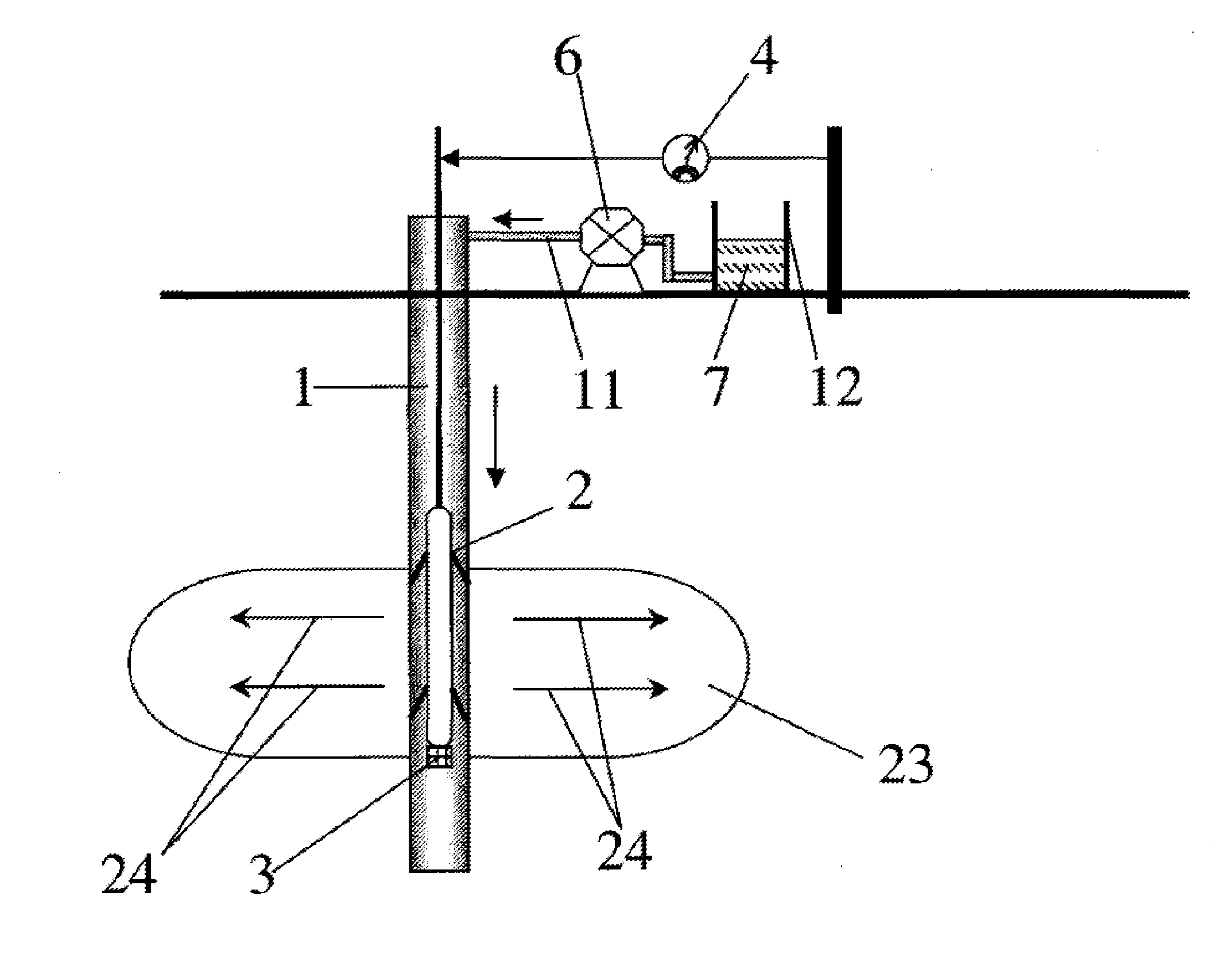 Method and an apparatus for evaluating a geometry of a hydraulic fracture in a rock formation