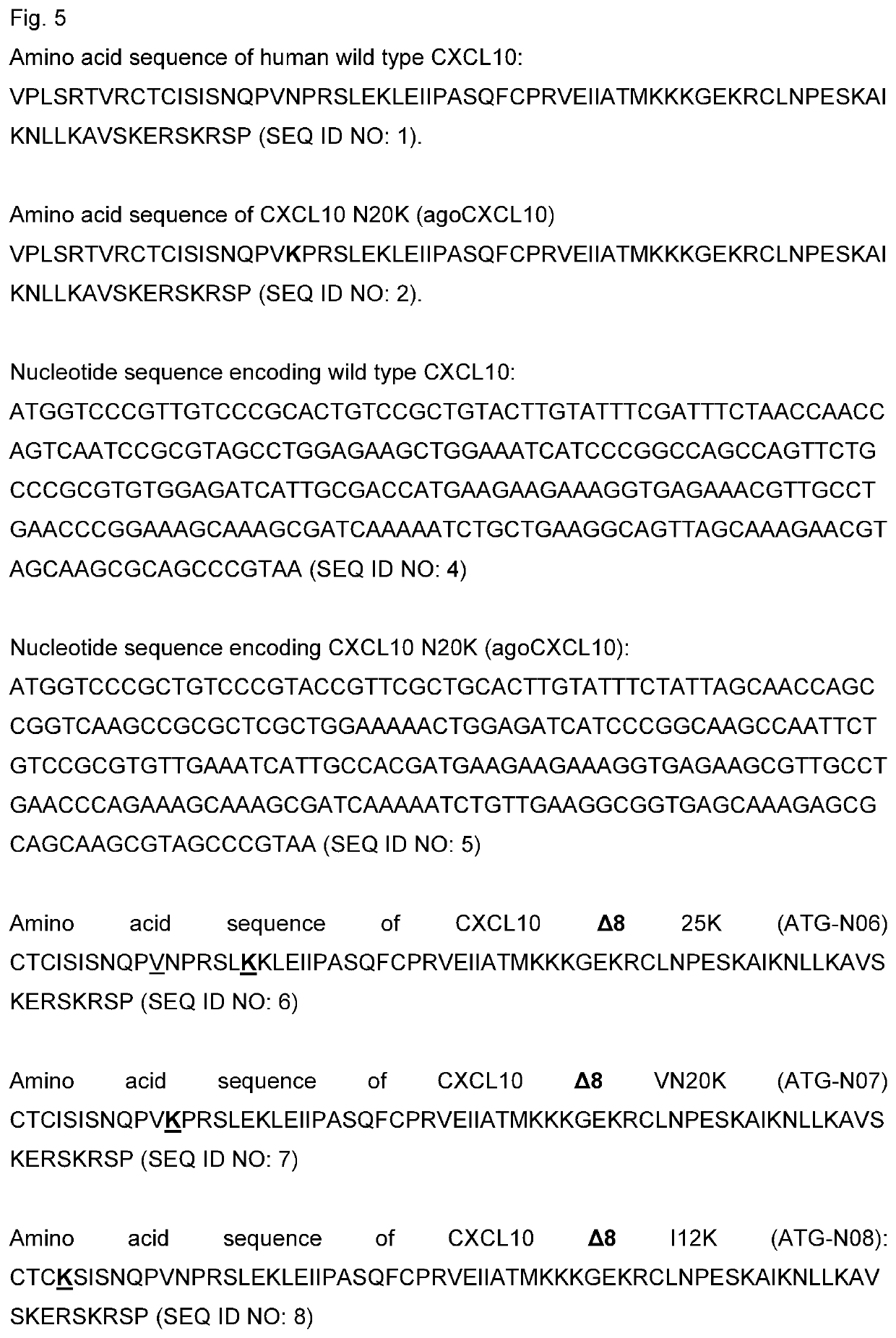 T-cell mobilizing cxcl10 mutant with increased glycosaminoglycan binding affinity