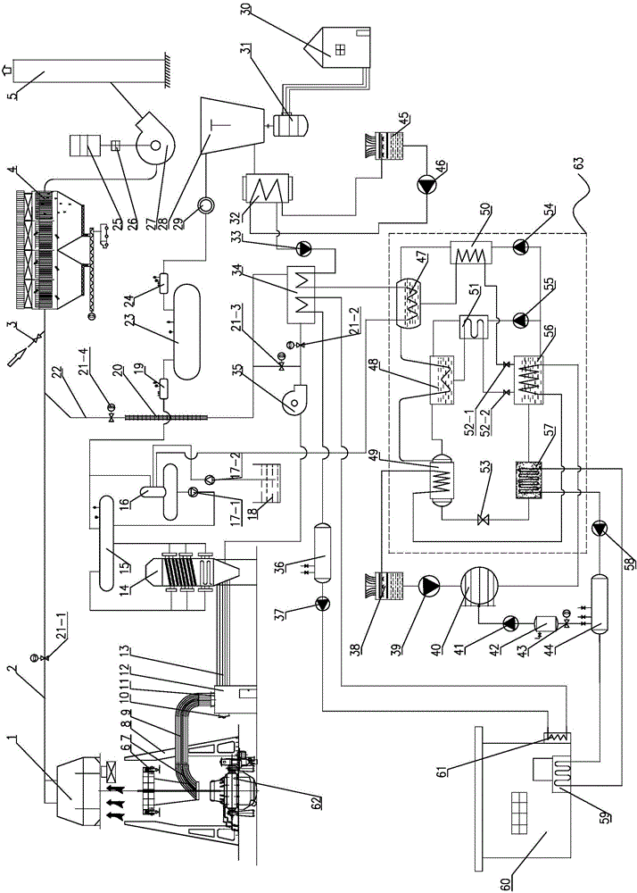 Argon Oxygen Decarburization Converter Flue Gas Waste Heat Thermal Electric Cooling Triple Generation and Dust Removal System