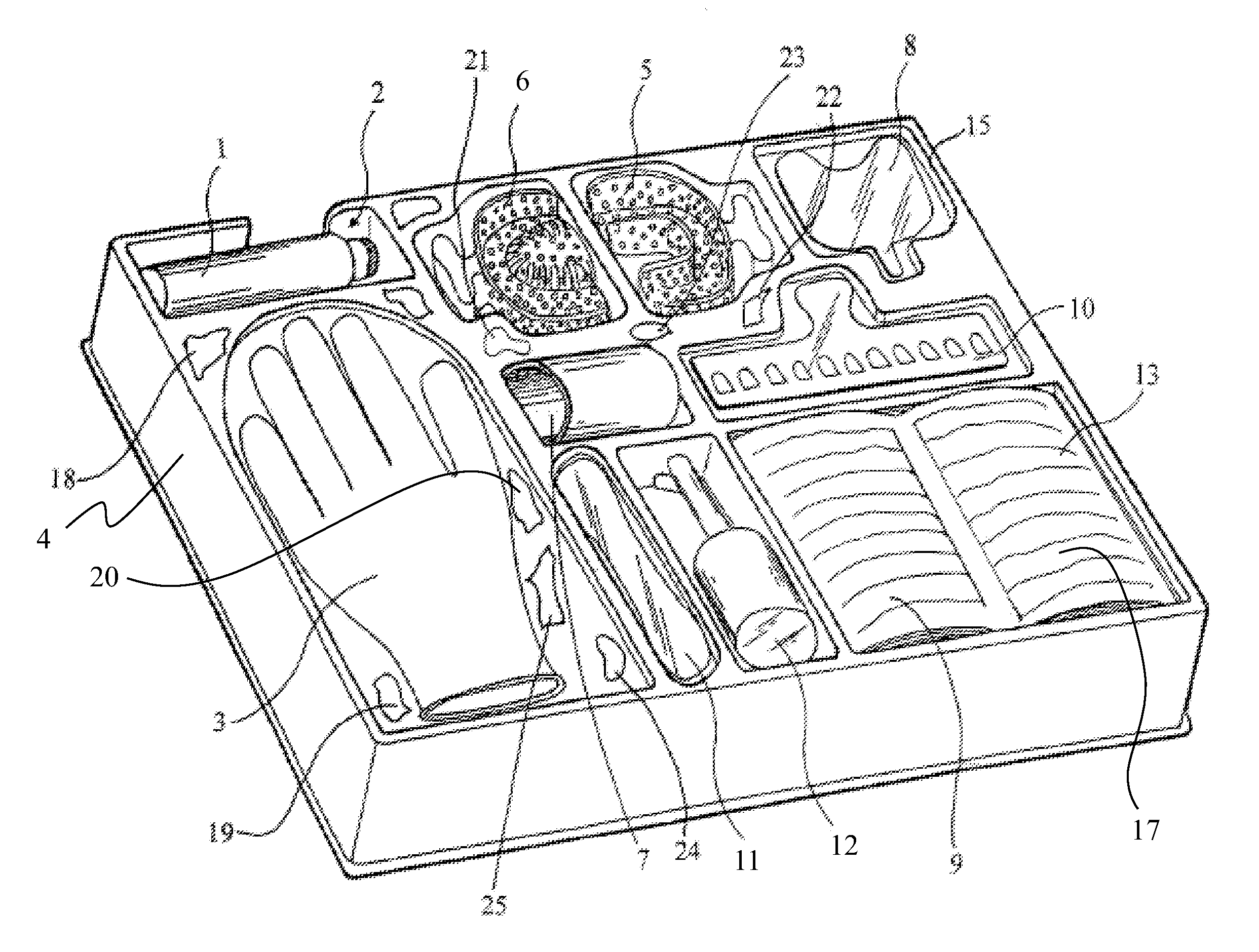 Kit for fabricating and maintaining dentures and dental apparatus and for personal and professional tooth whitening by autonomous dental impression taking