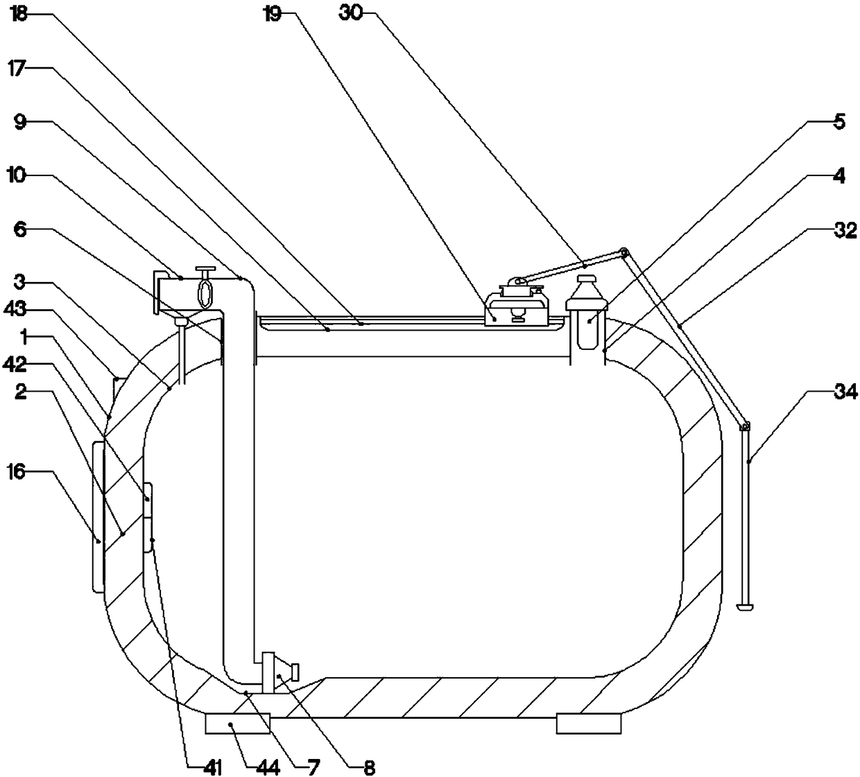 Explosion-proof oil storage device