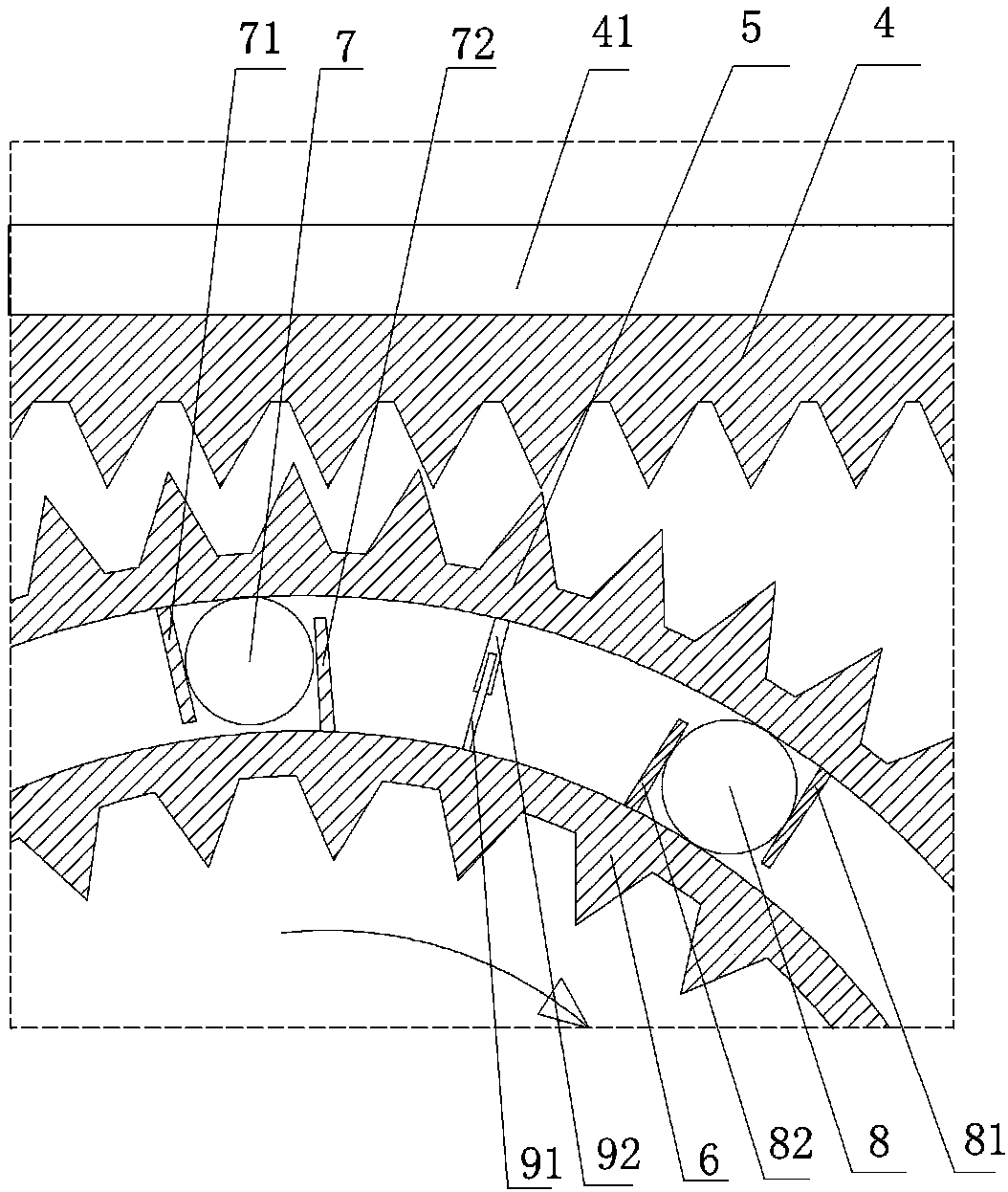 Auxiliary supporting device for milling machine