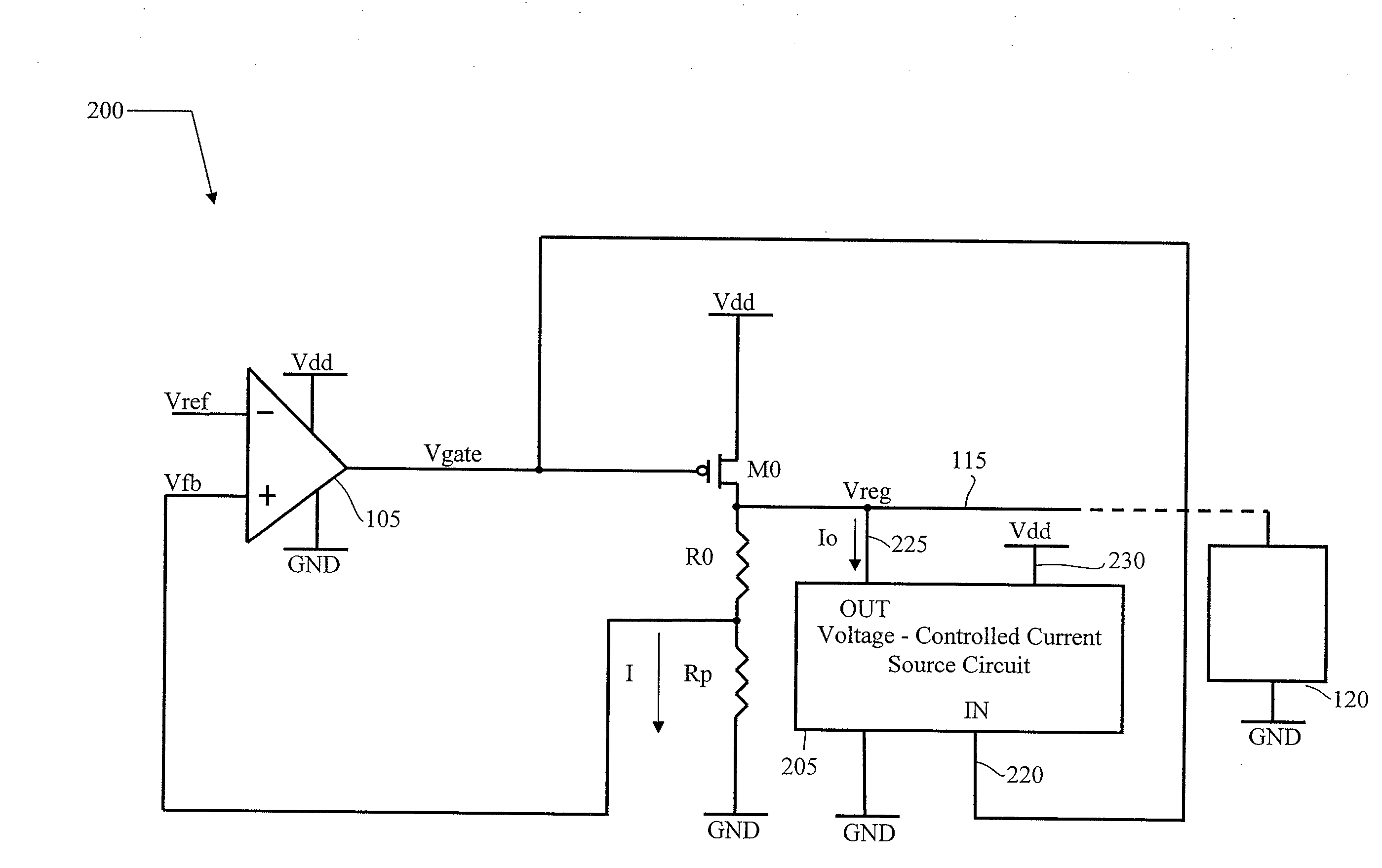 Voltage regulator with leakage current compensation