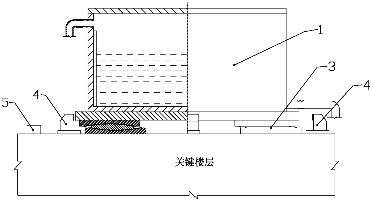 A tuned liquid and mass damping device