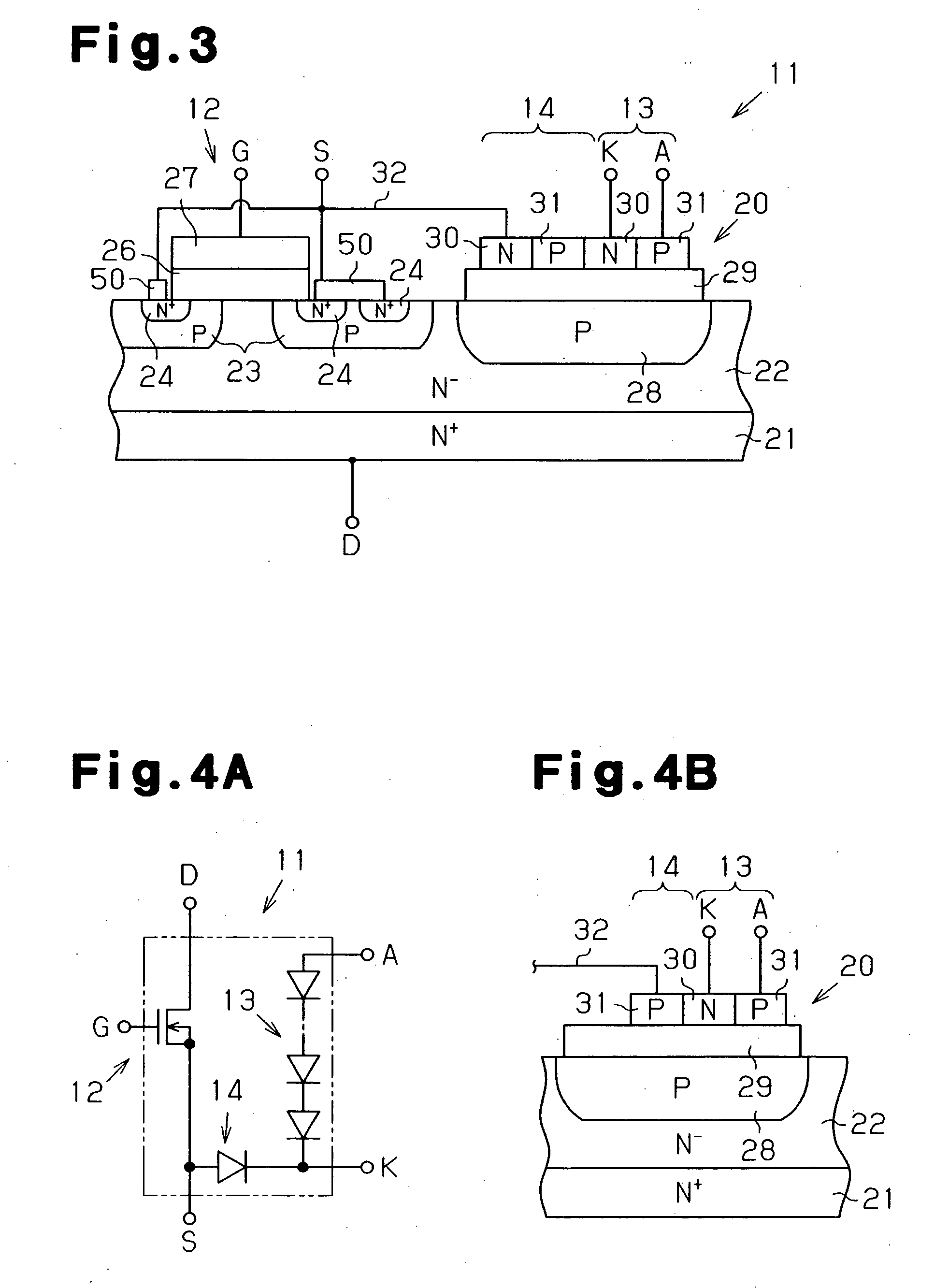 Semiconductor device provided with temperature detection function