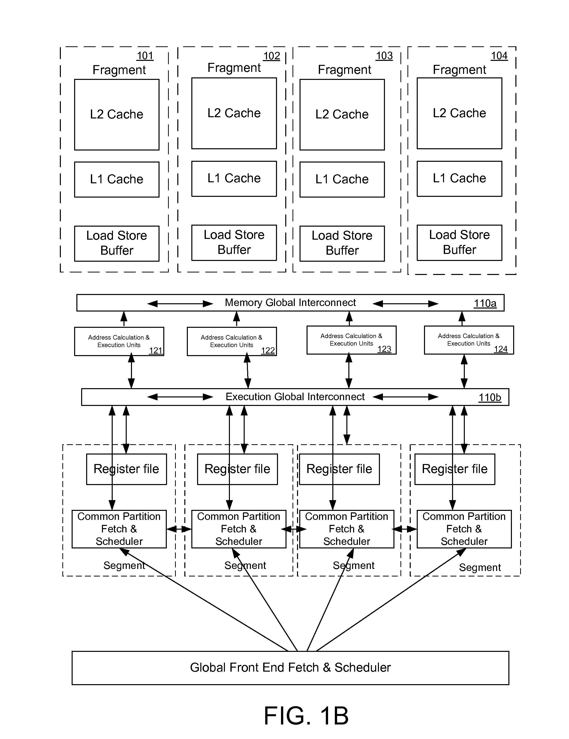 Executing instruction sequence code blocks by using virtual cores instantiated by partitionable engines