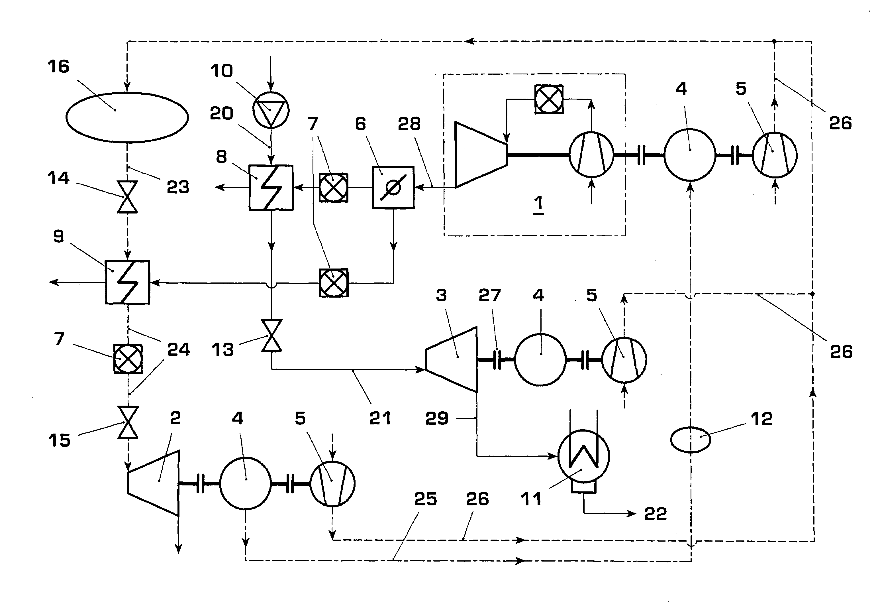 Power generating plant