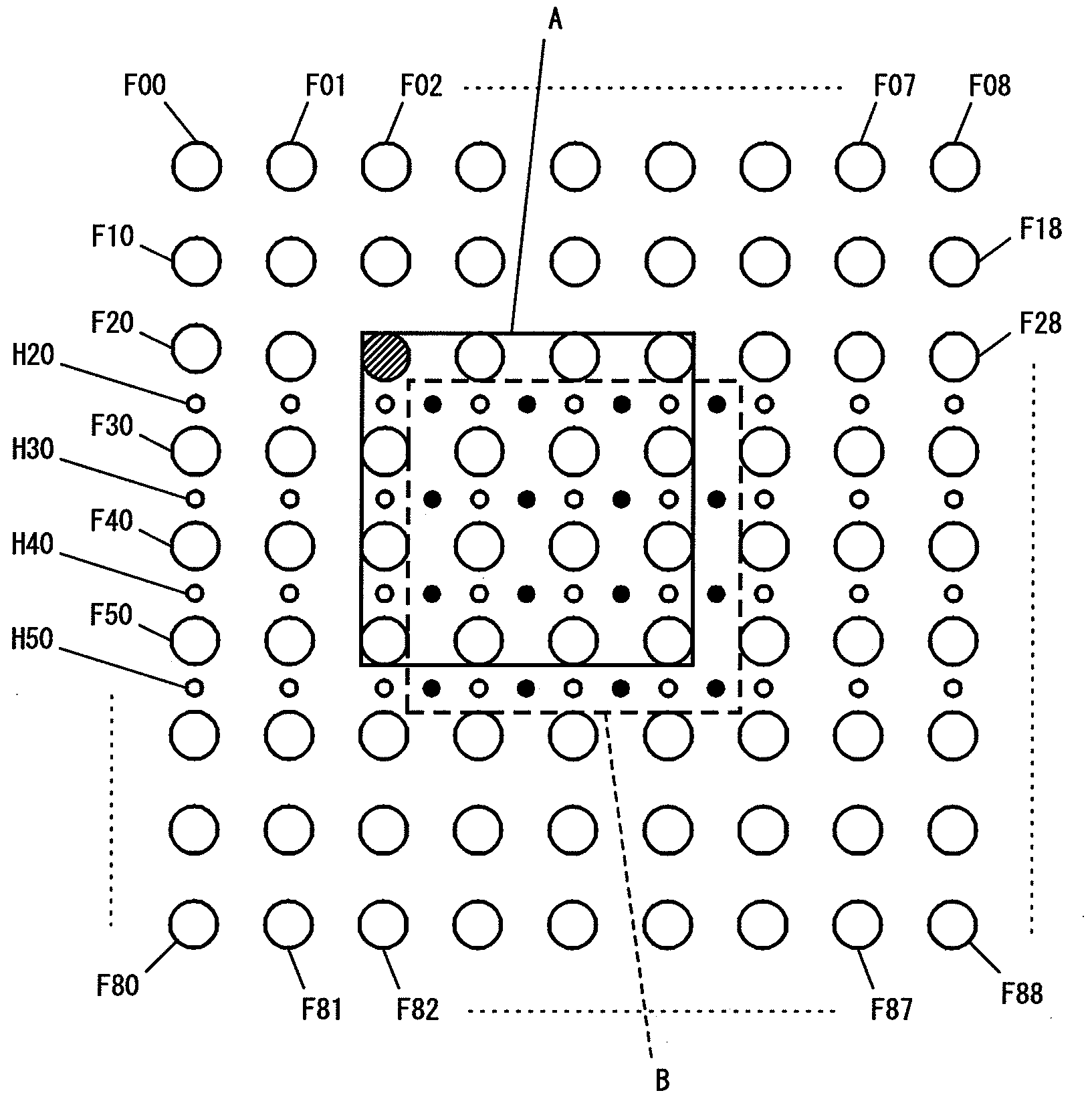 Two-dimensional filter arithmetic device and method