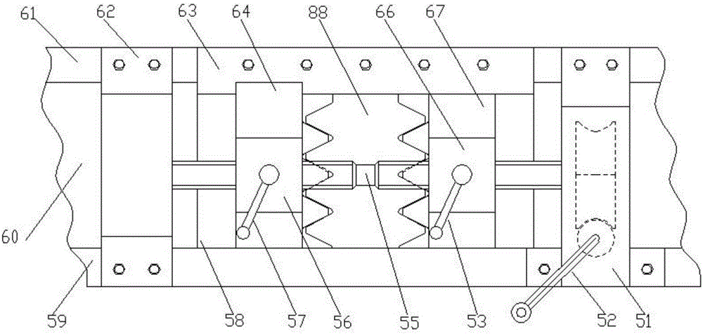 On-track maintenance supporting device for gear and rack lifting equipment