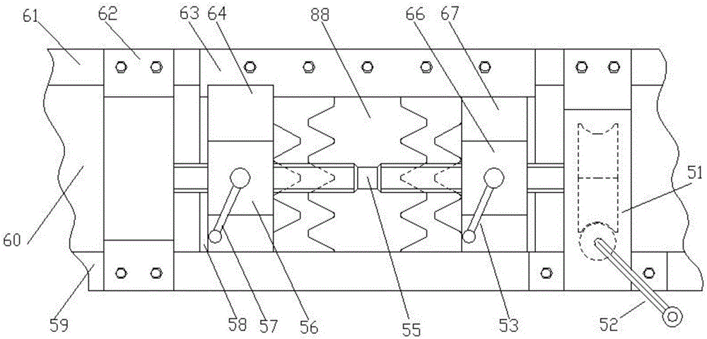 On-track maintenance supporting device for gear and rack lifting equipment