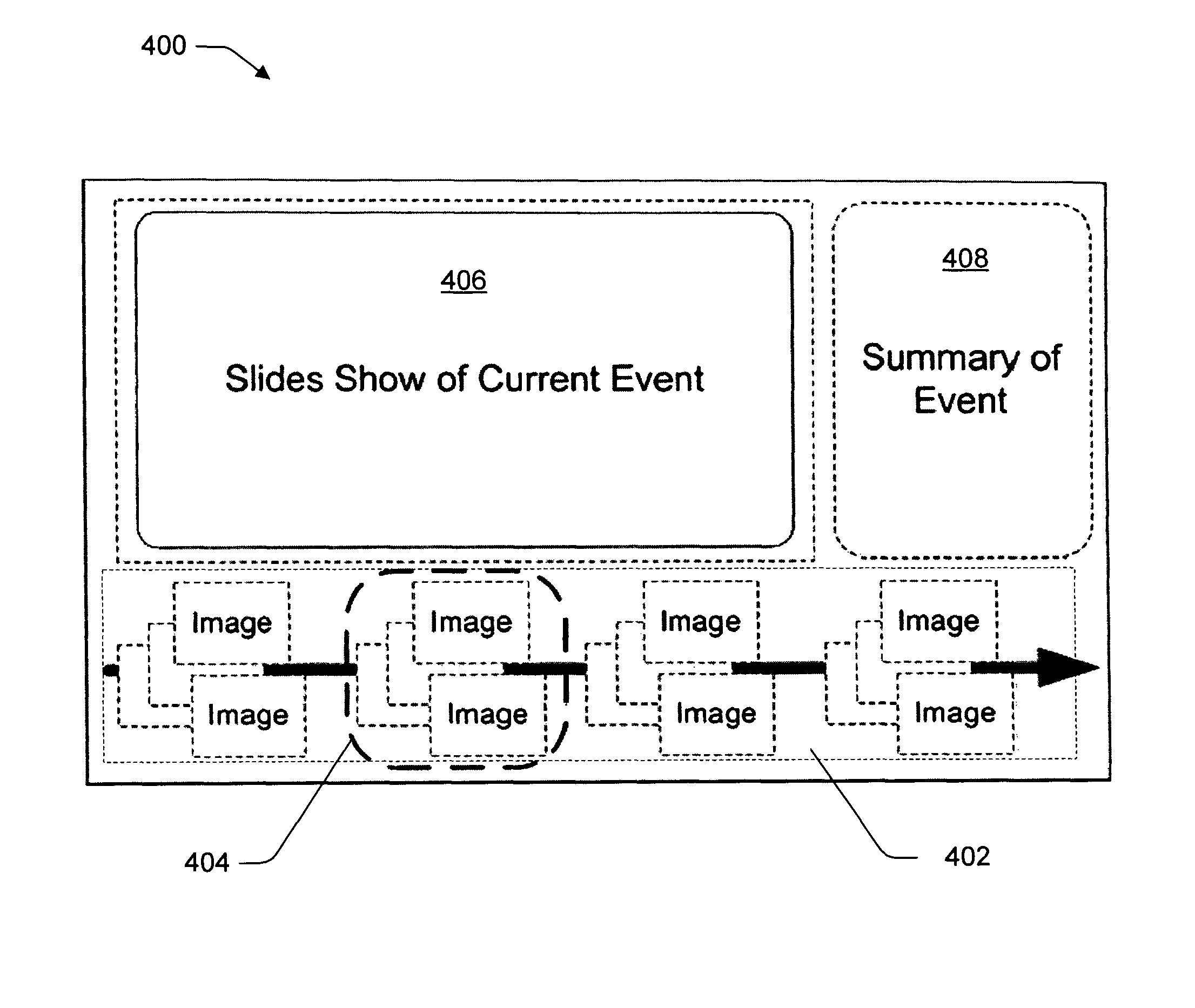 Automated rich presentation of a semantic topic