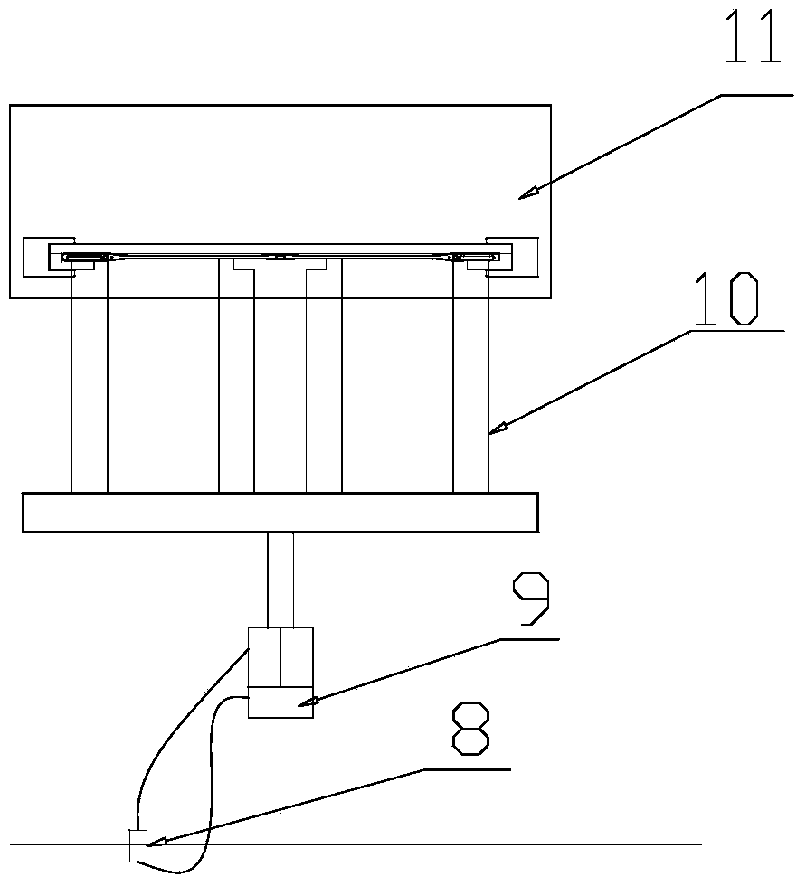 Automatic forming machine for flat metal heald loops