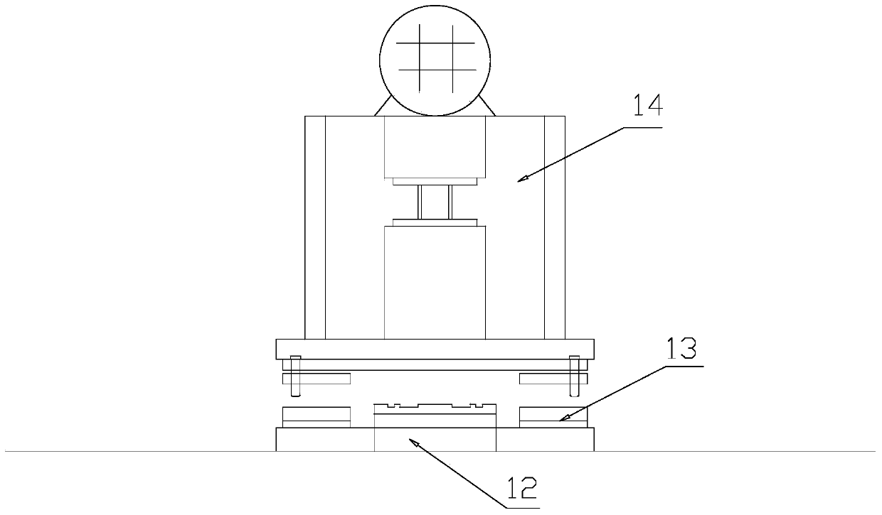 Automatic forming machine for flat metal heald loops