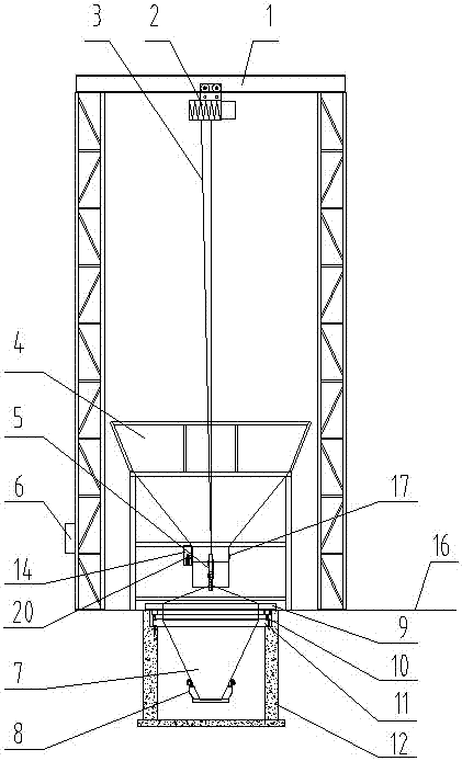 Automatic metering and feeding device of lightweight aggregate concrete and preparation method