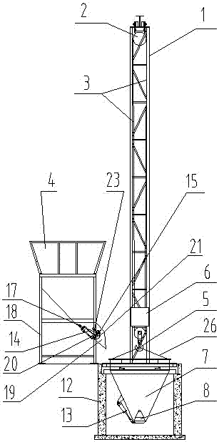 Automatic metering and feeding device of lightweight aggregate concrete and preparation method