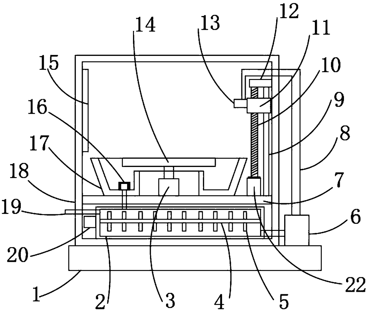 Paint spraying device for processing of high-voltage distribution box