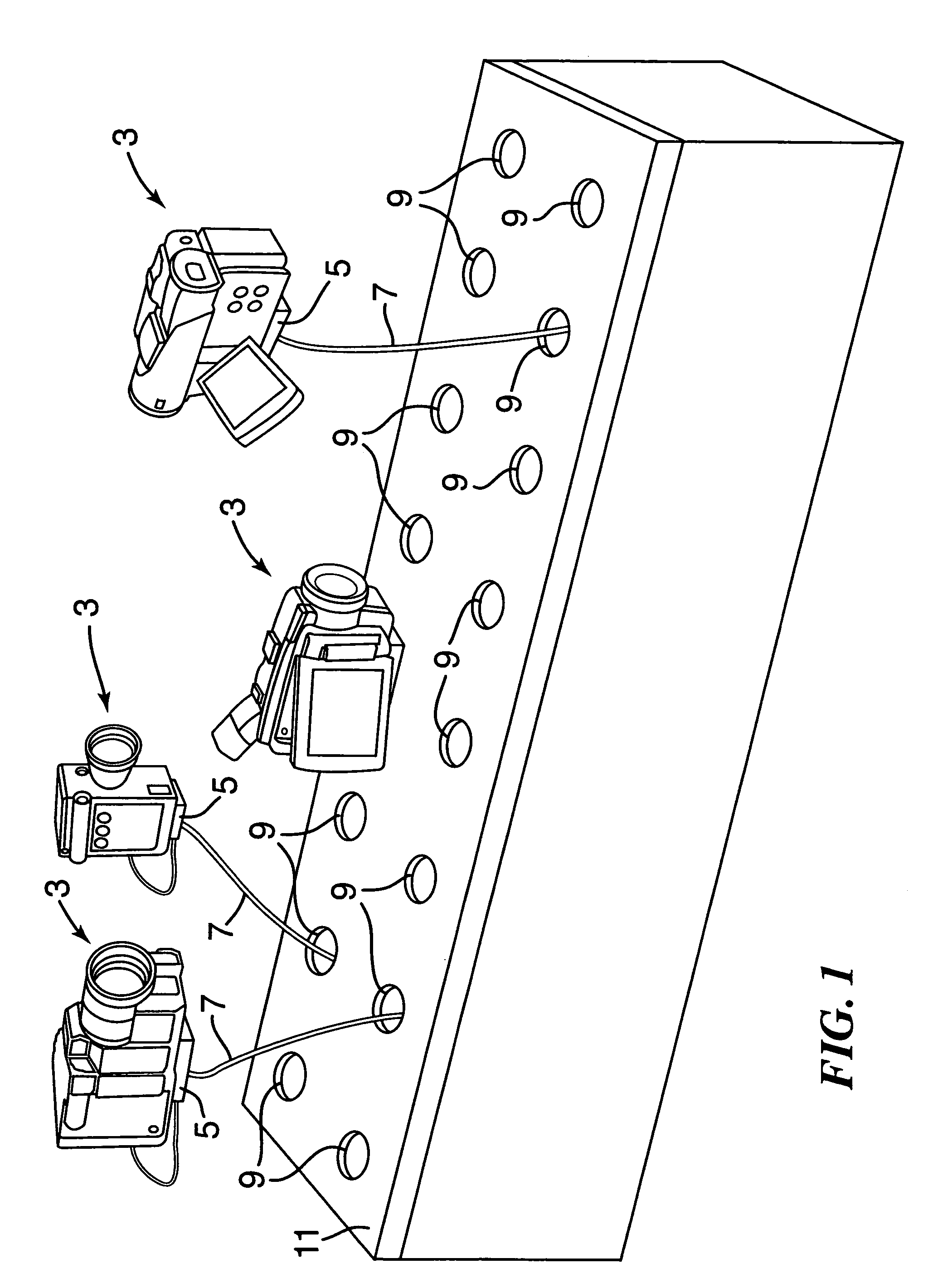 Electronic device display system and method