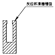 Drop type reaction cup automatic arrangement mechanism