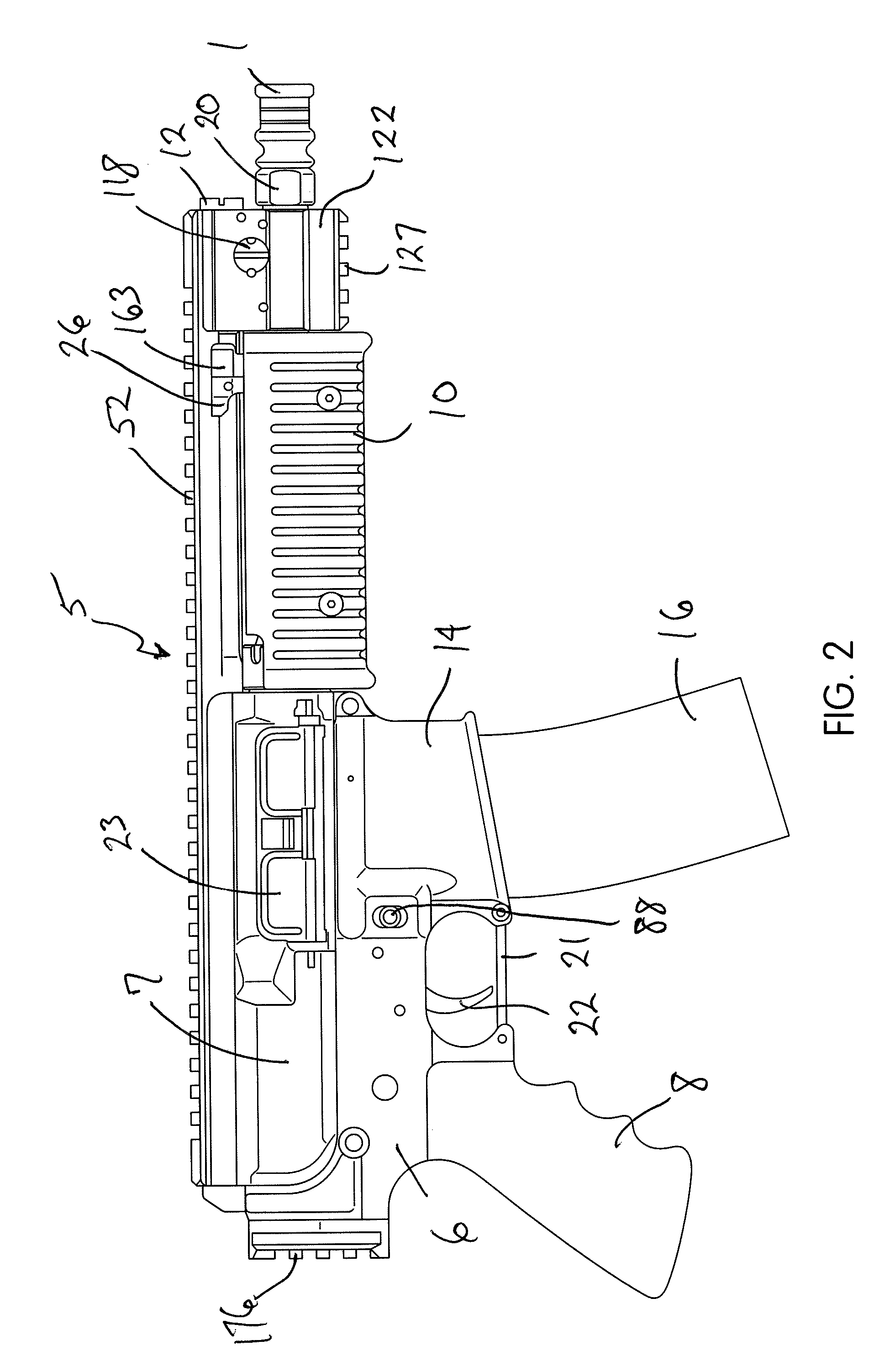 Firearm Having Gas Piston System