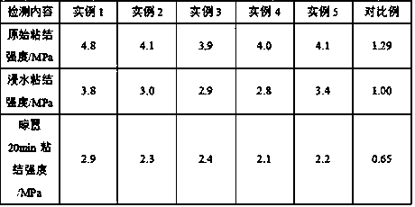 Durable anti-stripping ceramic adhesive