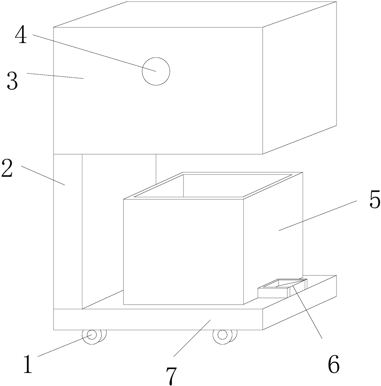 Efficient wire peeling device for power construction