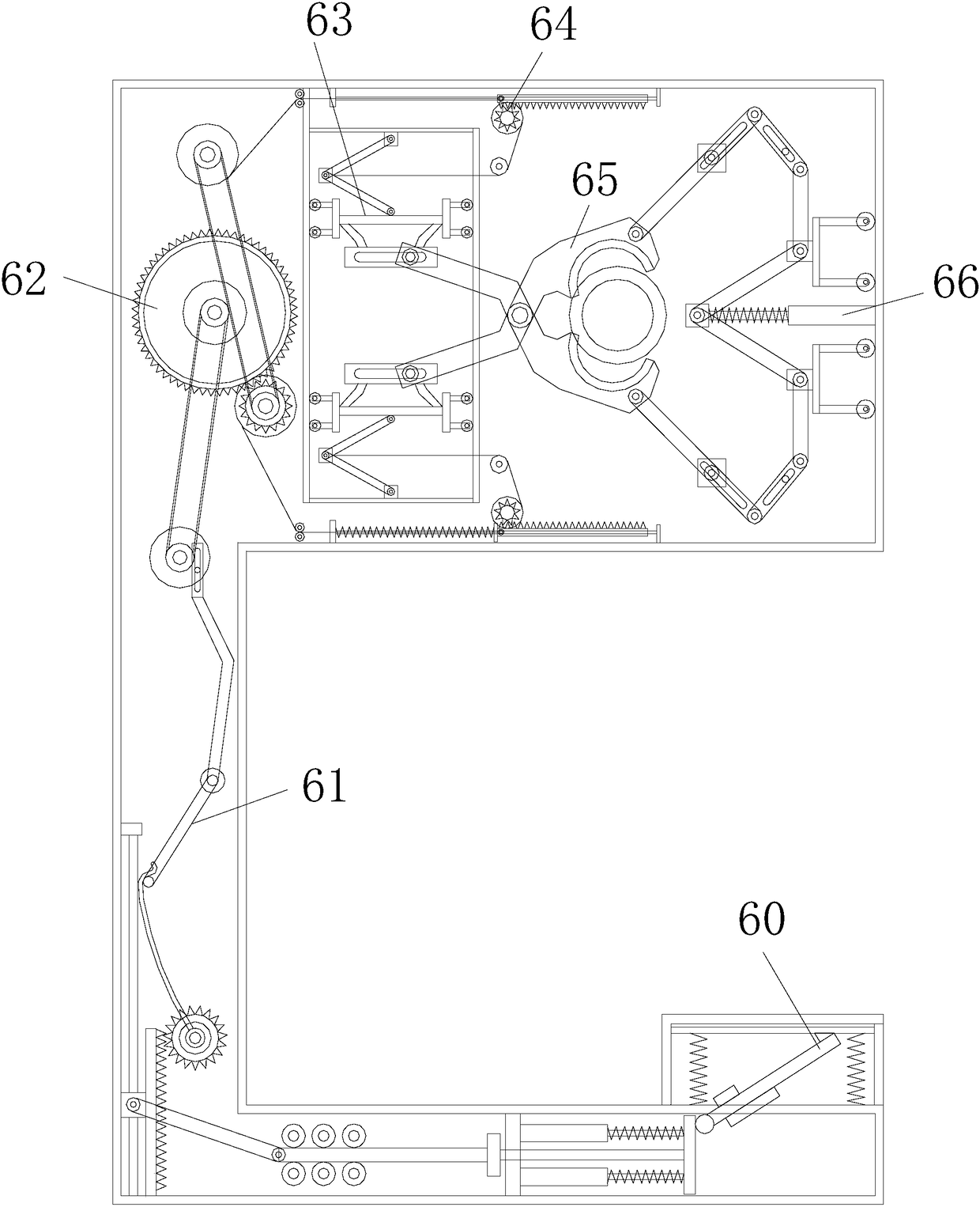 Efficient wire peeling device for power construction