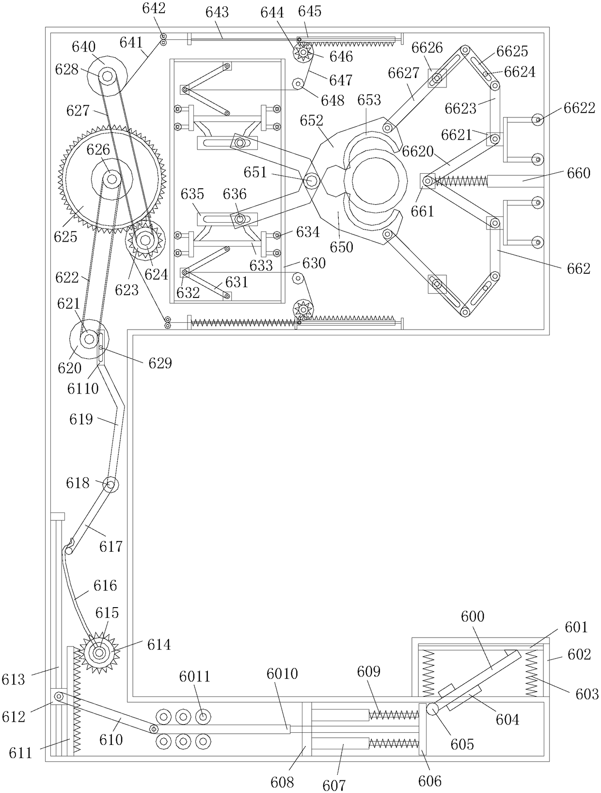 Efficient wire peeling device for power construction