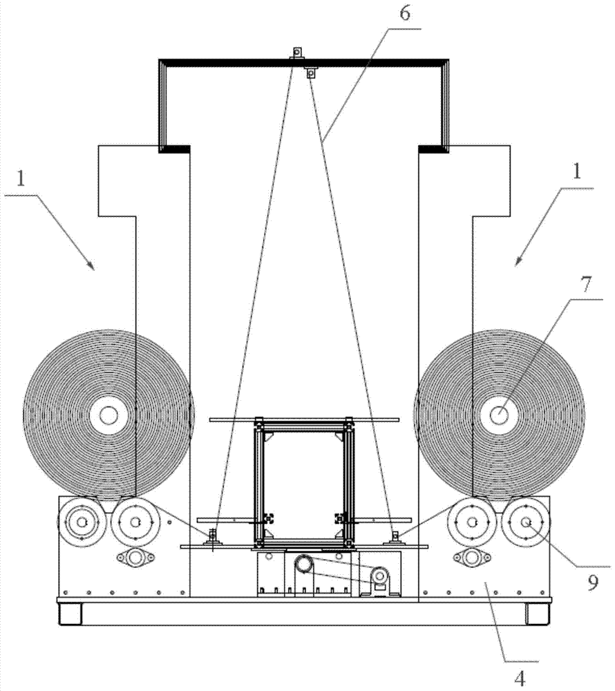 Spiral winding device