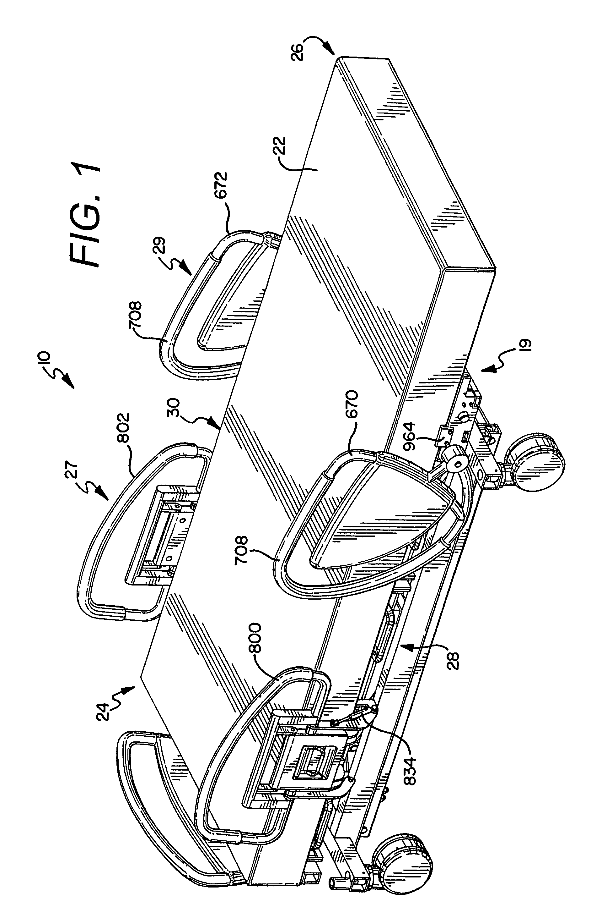 Mattress for a hospital bed