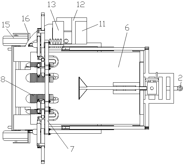 Bale filling machine