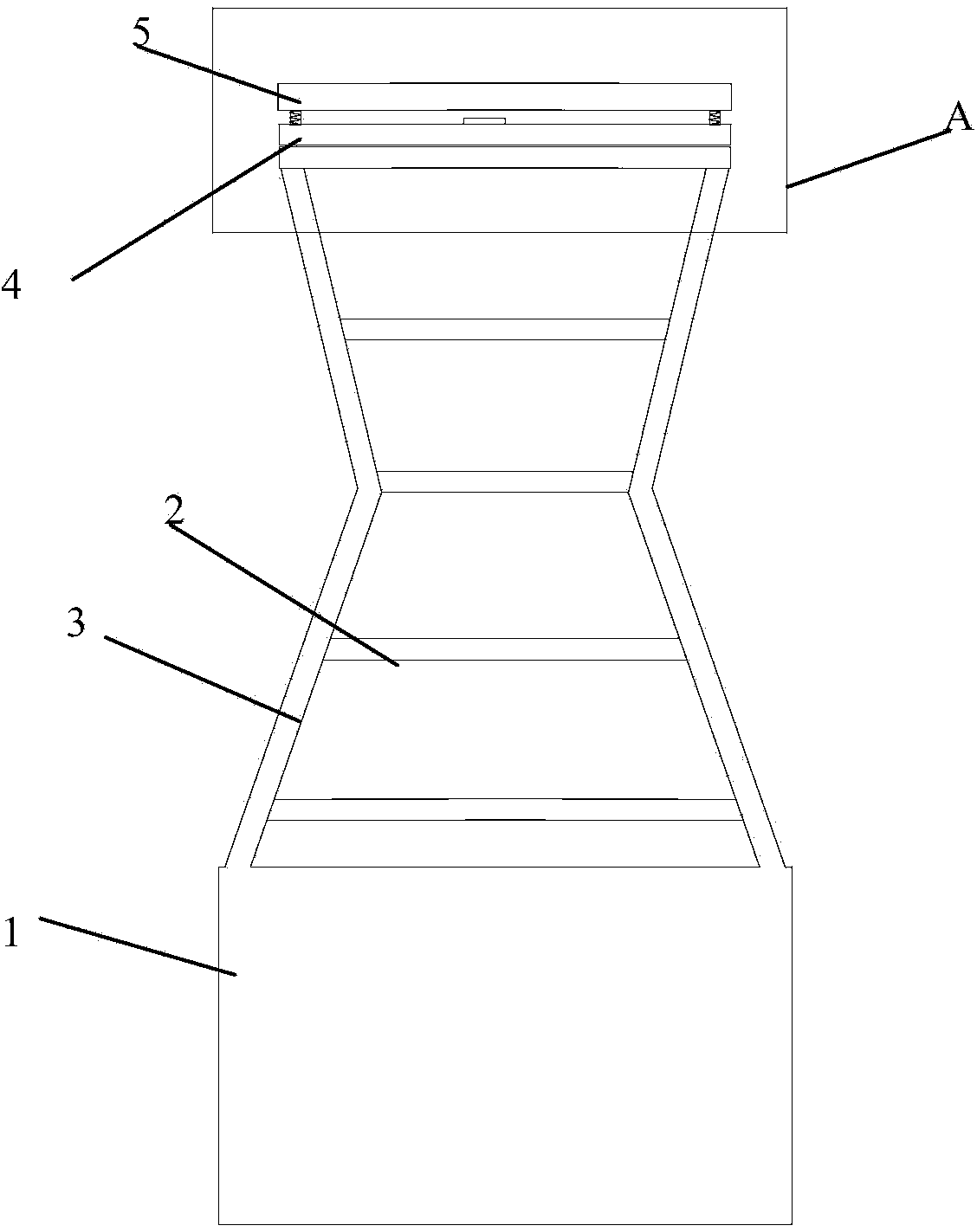 Lifting cable basket for track bridge