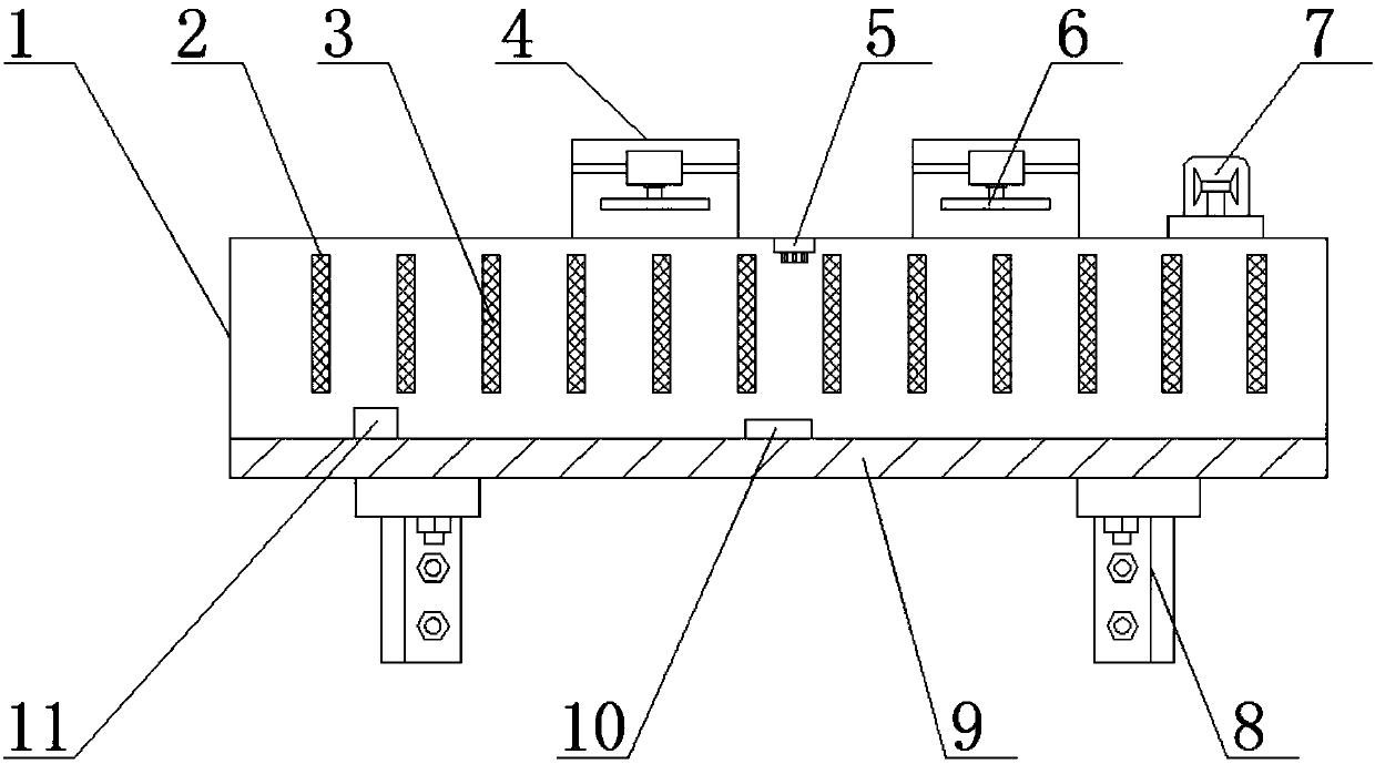 High-safety cable bridge specially for power transmission and transformation