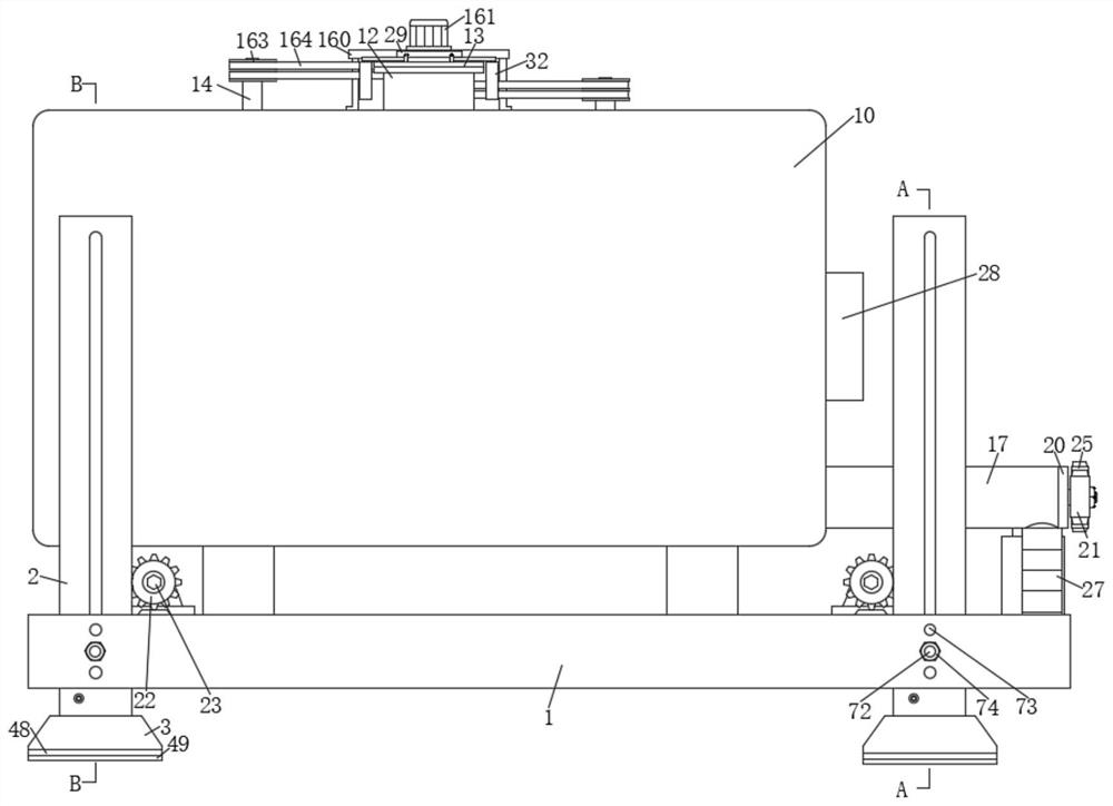 Hot asphalt conveying and storing device with anti-blocking function