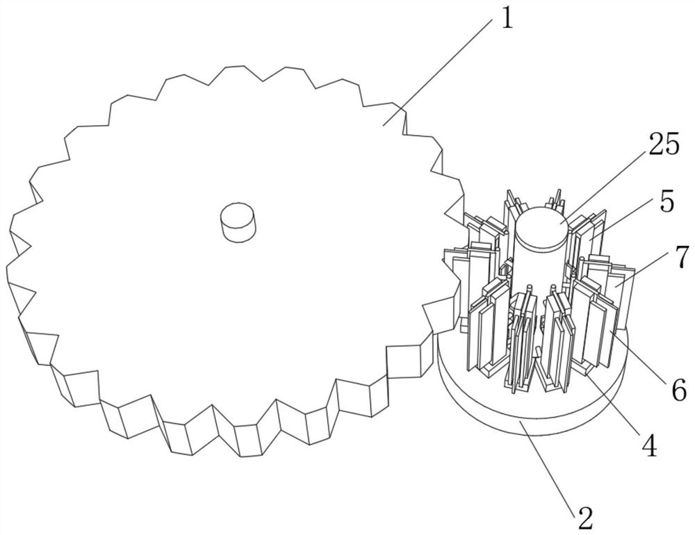 Lubricating grease coating device for electromechanical equipment installation