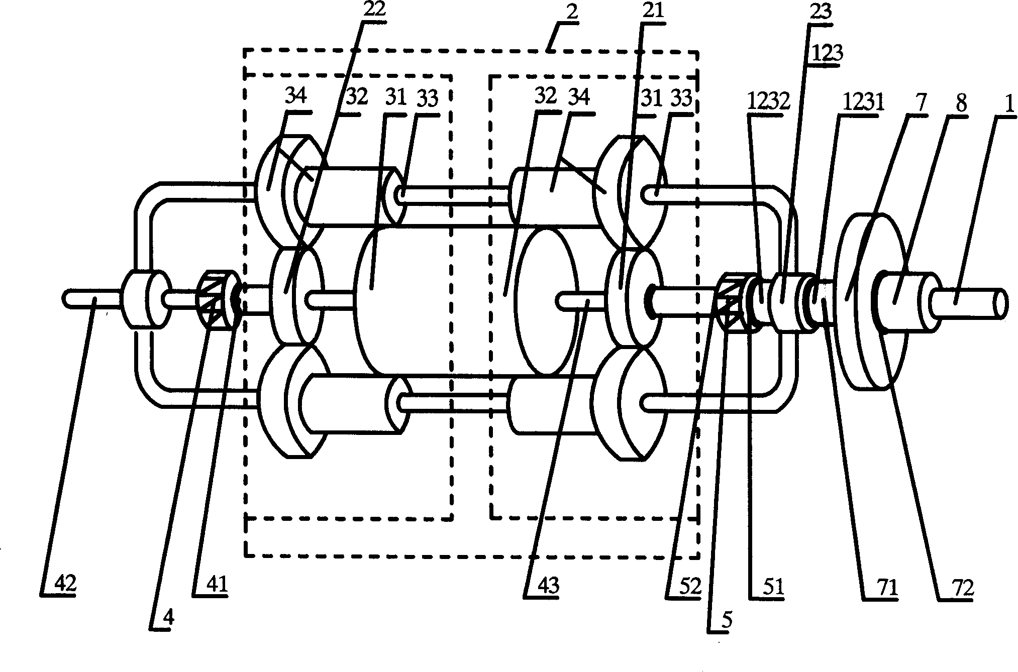 Stepless speed variator