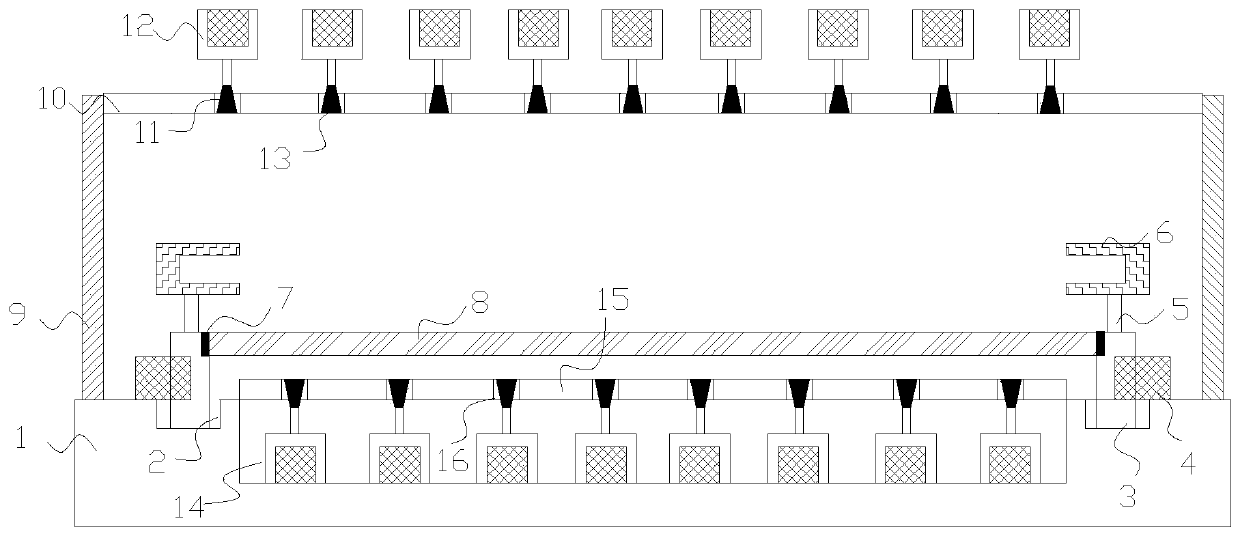 Thickness detection equipment for wooden door production